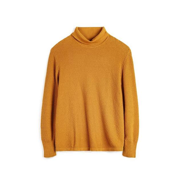 Maden workwear semi-turtleneck pineapple pattern sweater knitted sweater