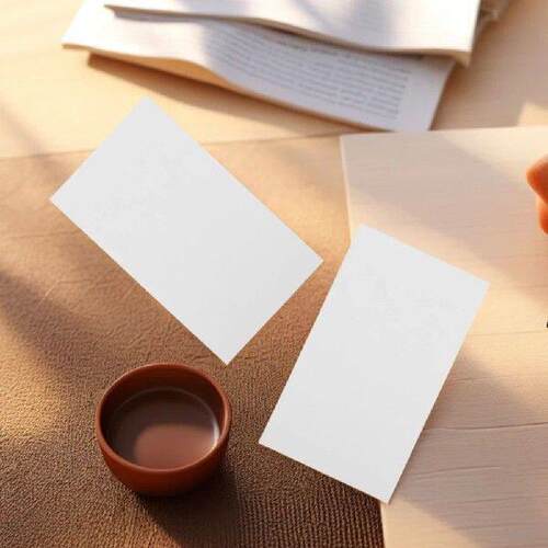 100 Blank Cards Mini Note Pads Flashcards Index Card - 图0