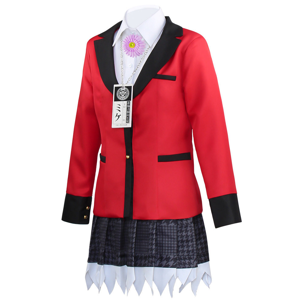 狂赌之渊蛇喰梦子 桃喰绮罗莉 梦见弖优芽美cosplay女校服 现货