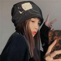 TUshu Day family retro ~ 100 lap head cap children spring summer fashion protective ear heaps hat cool headscarf hat tide