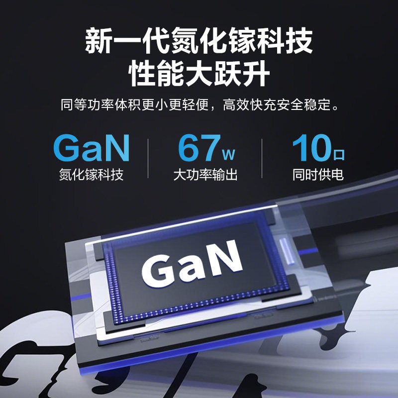 公牛桌面充电站100W氮化镓充电器带数据线多口充电器全协议,淘宝优惠券,粉丝福利购,淘宝优惠卷