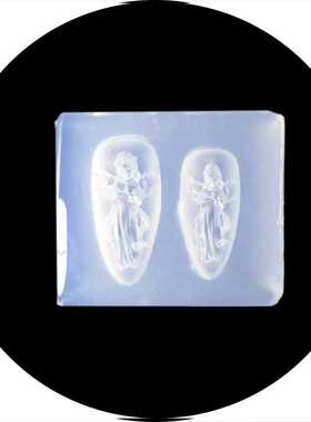 日系立体哥特雕像DIY指甲装饰品