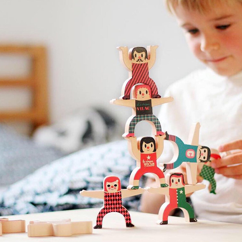 法国Vilac平衡大力士儿童叠叠高叠叠乐游戏积木木制益智玩具 3+,淘宝优惠券,粉丝福利购,淘宝优惠卷