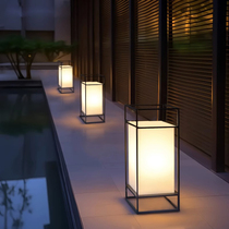 New solar lamp outdoor lamp outdoor lamp room light room exposed table lamp villa decorative lamp with floor view lamp atmosphere lamp