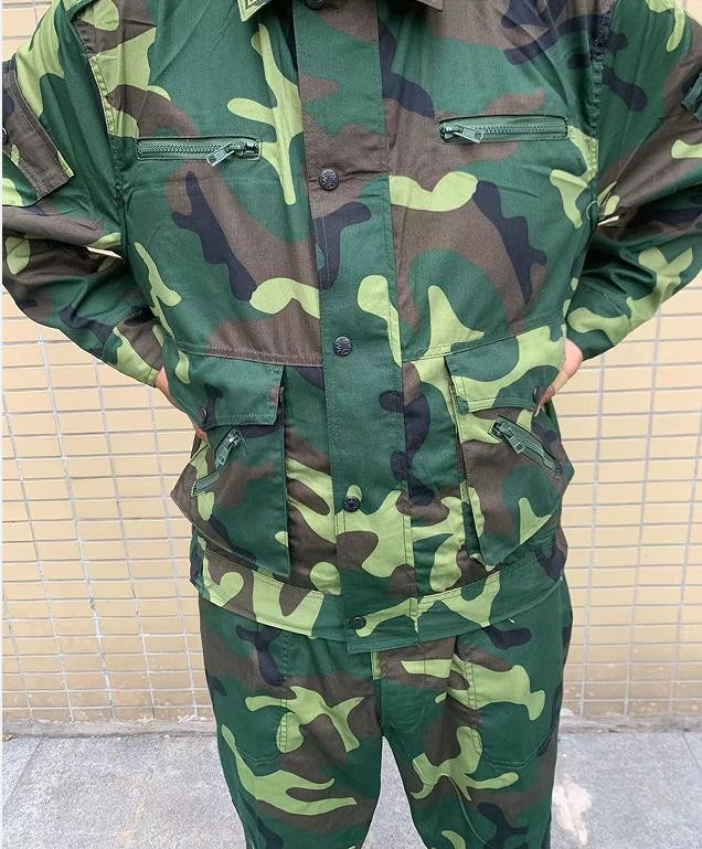 包邮老87迷彩服单裤夏装户外休闲服大口袋工地服装工作服劳保服男-图3