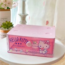 Cute Teenage Girl Hearts Makeup Desk F Face Mini Drawer Containing Box Superimposed Convenience Stickup Mini small containing box storage