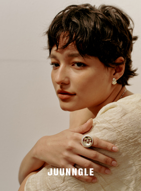 Juunnglelab洲谷团花开口戒