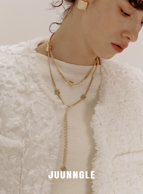 Juunngle洲谷合金毛衣链女百搭