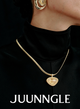 JUUNNGLE洲谷缚光项链女男小众原创毛衣链项圈新年礼物送女友饰品