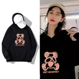 Толстовка, брендовая бархатная парная одежда подходит для мужчин и женщин для влюбленных