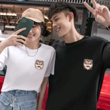 Хлопковая футболка с коротким рукавом, базовая приятная телу парная одежда для влюбленных, 2022 года