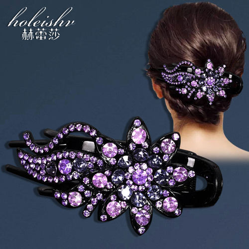 网红爆款发夹后脑勺抓夹网红2021年新款鸭嘴发夹女韩国夹子头饰发 - 图2