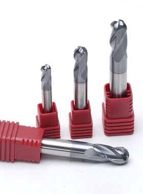 4刃高硬68度涂层钨钢合金球刀不锈钢高温合金镍基合金模具钢通用