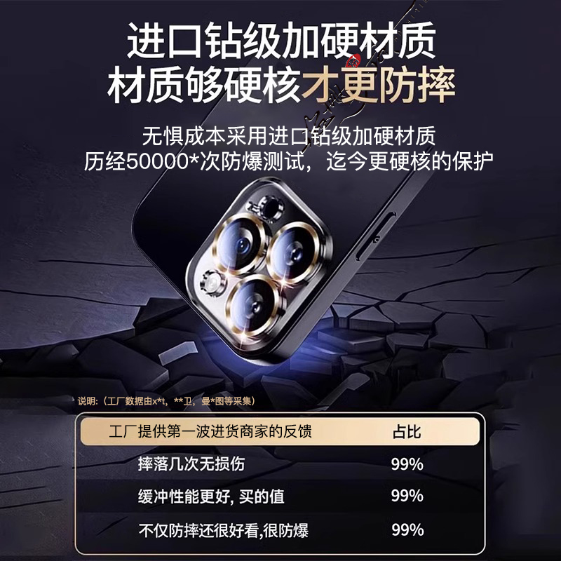 适用苹果13手机壳iPhone16promax镜头膜2025新款15套14防摔plus国风16磨砂12女高级感11男士ip16pro男max外壳 - 图3