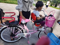 Mother and son Bicycle 24 inch pro-Subnet Red Lady Front Belt Eva Pick-up Kid 22 inch Single Vehicle Wake Speed