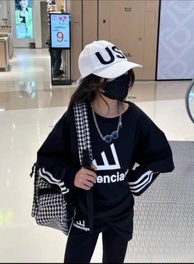 嘻哈小众设计星芒墨镜儿童项链吊坠男潮个性街舞走秀衣服配饰女童