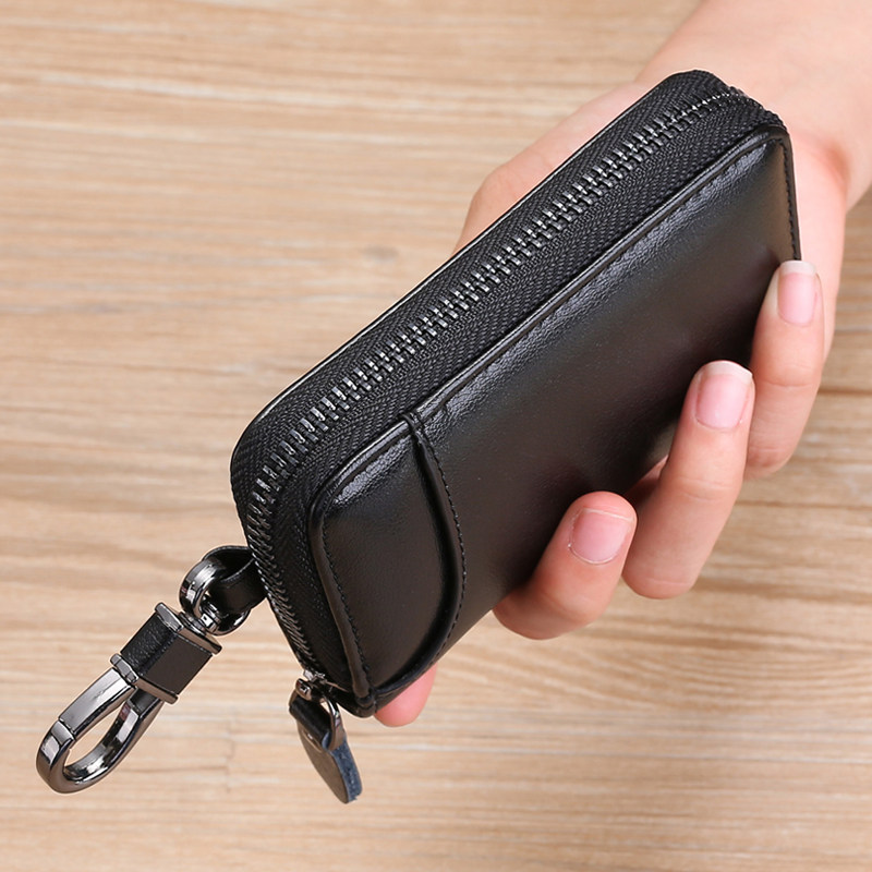 大容量汽车男士腰挂真牛皮女钥匙包 starfruit钥匙包