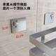 304 thickened wall-mounted without punching and detachable bathroom rack