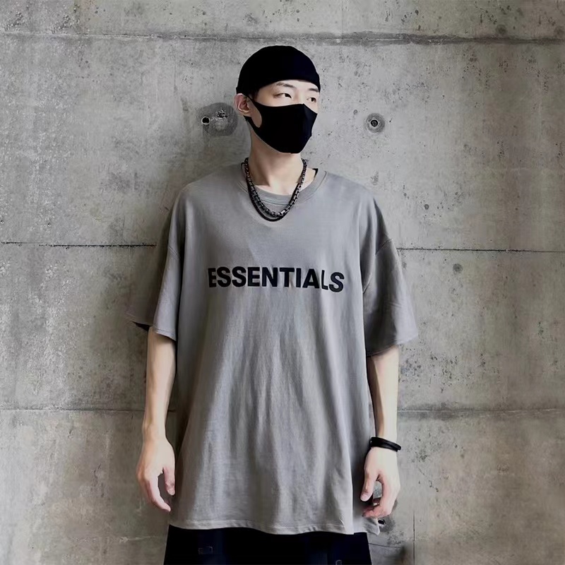 官网正品Fear of God FOG essentials短袖t恤男女20ss字母胶印 - 图2