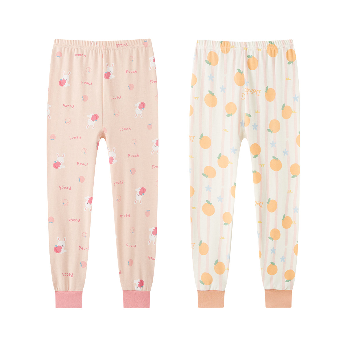 笛莎女童纯棉秋裤2条装5A抑菌睡裤中大童宝宝春秋打底保暖衬裤,淘宝优惠券,粉丝福利购,淘宝优惠卷