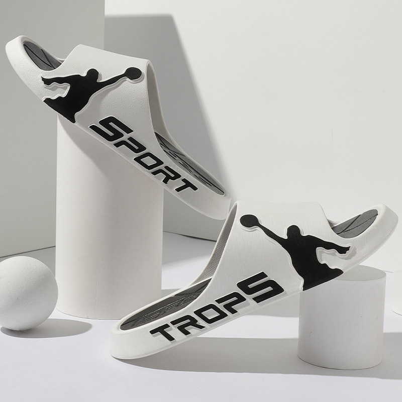 拖鞋男士夏天运动外穿防滑休闲软底情侣室内家用浴室沙滩凉拖鞋女 - 图2