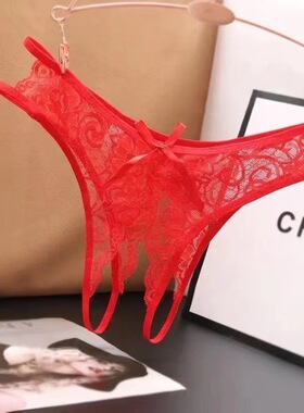 Women's Panties Crotch Opening Transparent G-strings Thongs