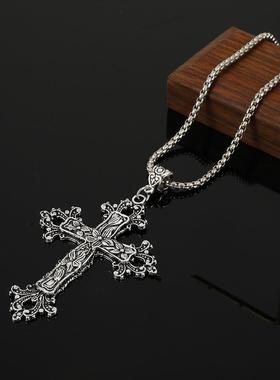 欧美十字架项链 European American exaggerated cross necklace