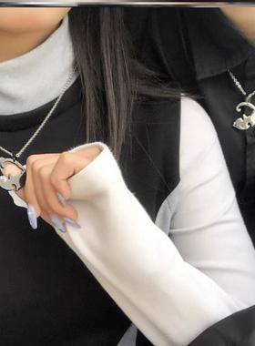 Necklace Simple Friendship Gift Couple Jewelry necklace 项链