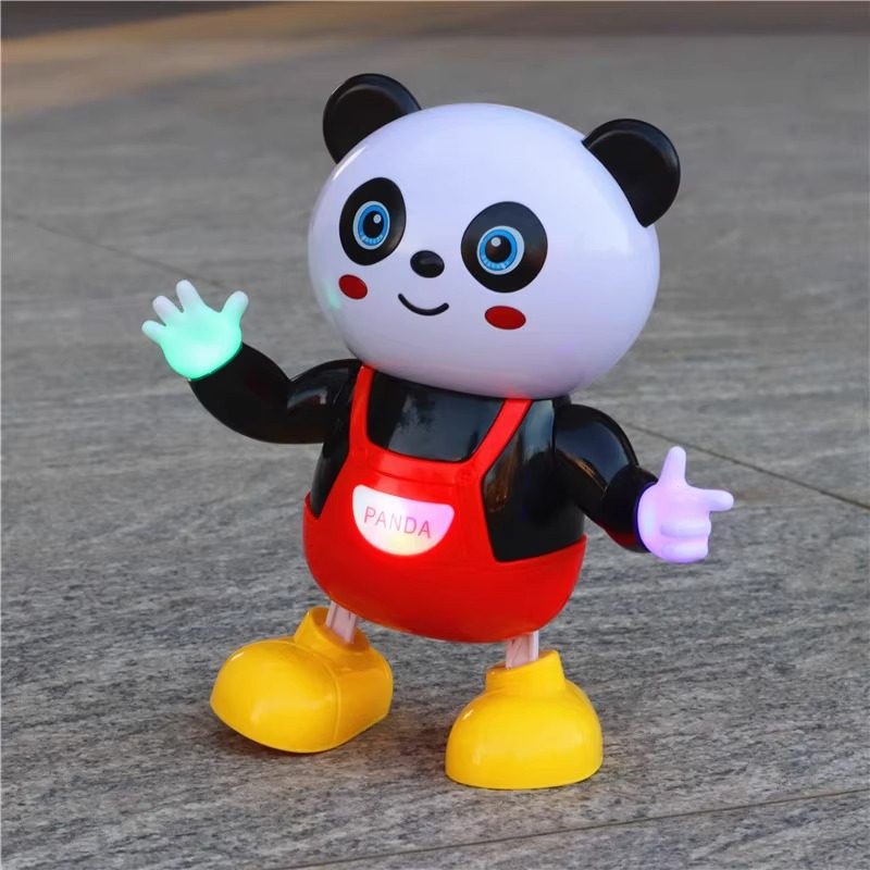 0一1岁婴儿玩具电动小熊猫宝宝6月3新生抬头训练习儿童会唱歌跳舞,淘宝优惠券,粉丝福利购,淘宝优惠卷