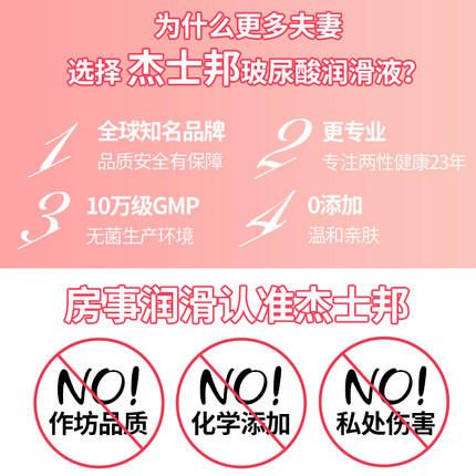 。杰士邦小分子零感玻尿酸润滑液OK性功润滑按摩精油情侣发热润华 - 图1