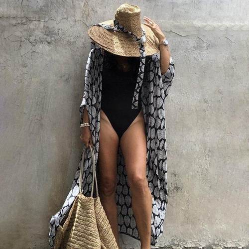 Bikini Swimwear wear Cover Up shirt dress Women Beach Swim - 图2