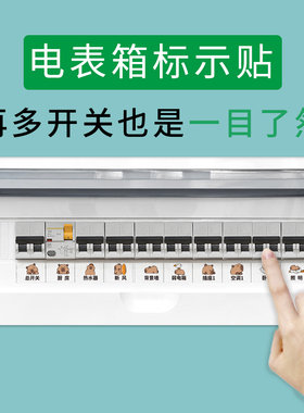 太太乐卡皮巴拉开关贴标识贴
