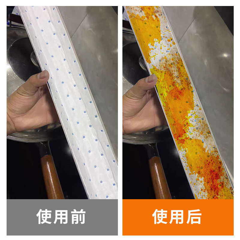 油烟机吸油棉条通用厨房防油贴纸家用面纸接油槽专用过滤网侧吸盒 - 图1