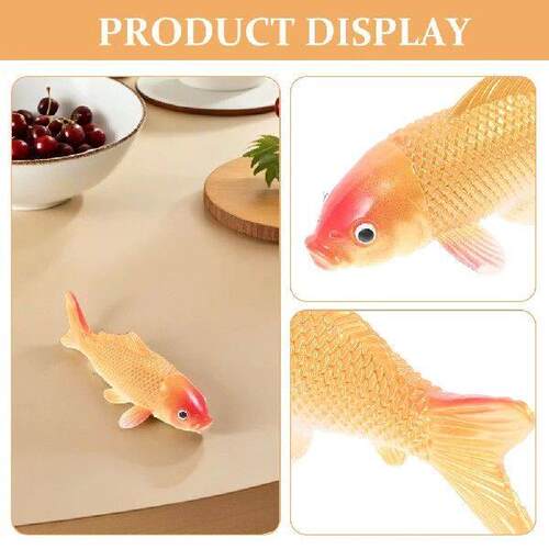 2pcs Simulated Koi Fish Model Decorative Fake Fish Aquarium - 图0