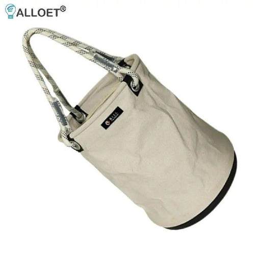 Canvas Tool Bucket Bag with Plastic Bottom Tool Storage - 图2