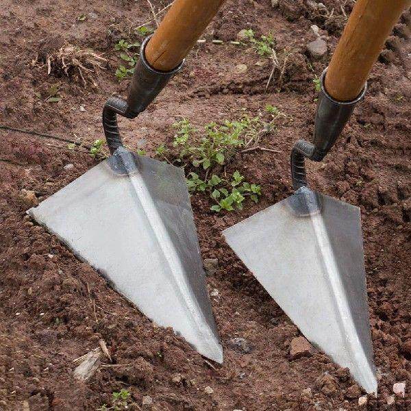 Farm Tools Hoes Triangle Furrow Hoe Small Tip Hoe - 图0