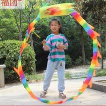 Thrower Dragon Dance Dragon Ribbon Hand Dance Dragon Hand Dragon Hands Thrower Dragon Square Fitness Empty Bamboo Dance Dragon Begs Children Color Bar Fitness Dragon