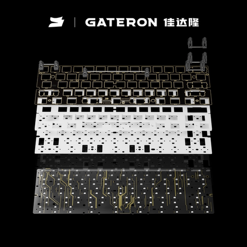 GATERON佳达隆gt60ultra 双灯位磁轴pcb板键盘内胆套装键盘组件 - 图1