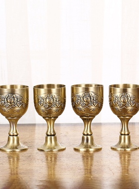 新款创意金属青铜色酒具套装欧式复古高档礼品盒家居酒柜装饰酒壶