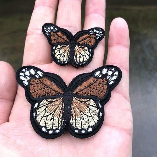 2PCS Butterfly Embroidery Badges Iron On Patches On Clothes - 图2
