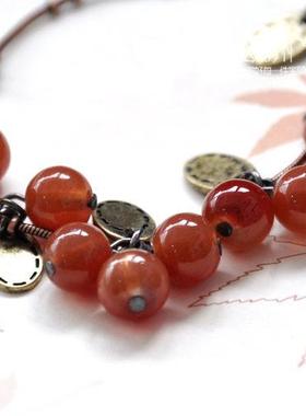 Vintage sweet little cherry Brlet aestheticism birthday gift