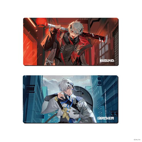 【现货】NIJISANJI Battle Mode Type:Kuzuha＆Ibrahim桌垫 - 图0