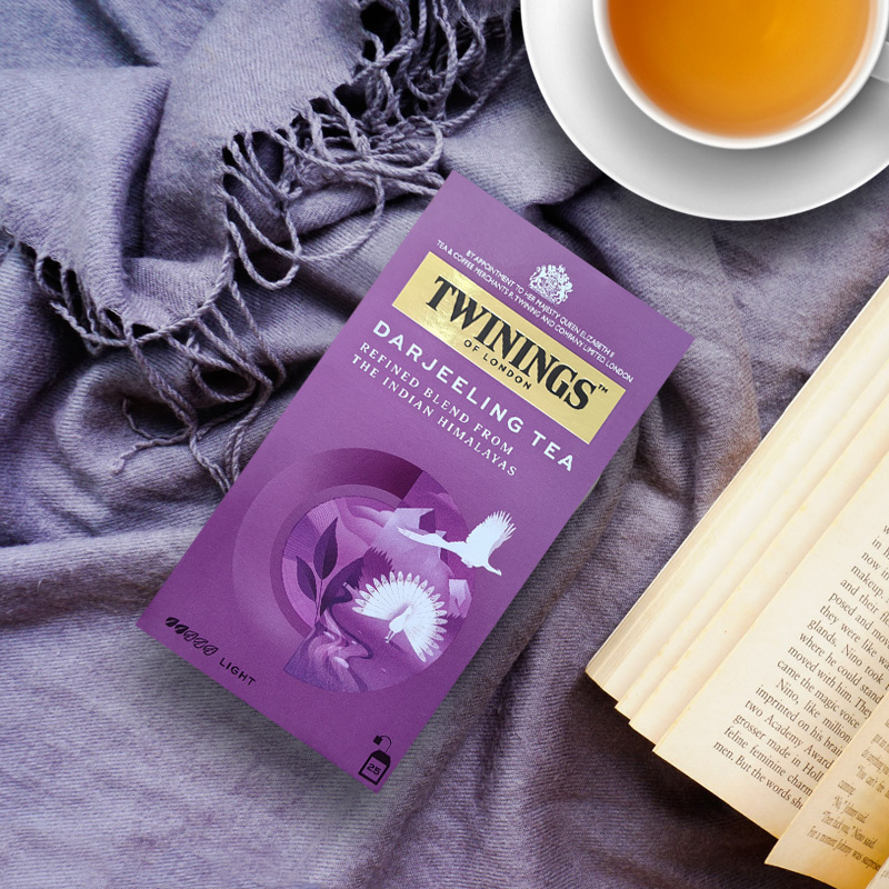 英国进口TWININGS川宁大吉岭红茶25片盒装袋泡红茶包临期捡漏可选