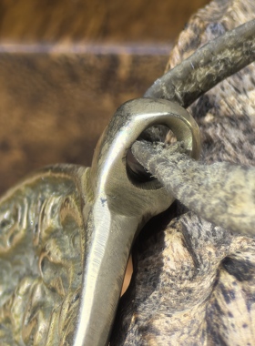 时光不停玛丽铜款九宫八卦牌吊坠大憨熊八卦坠藏区挂坠配饰件腰挂