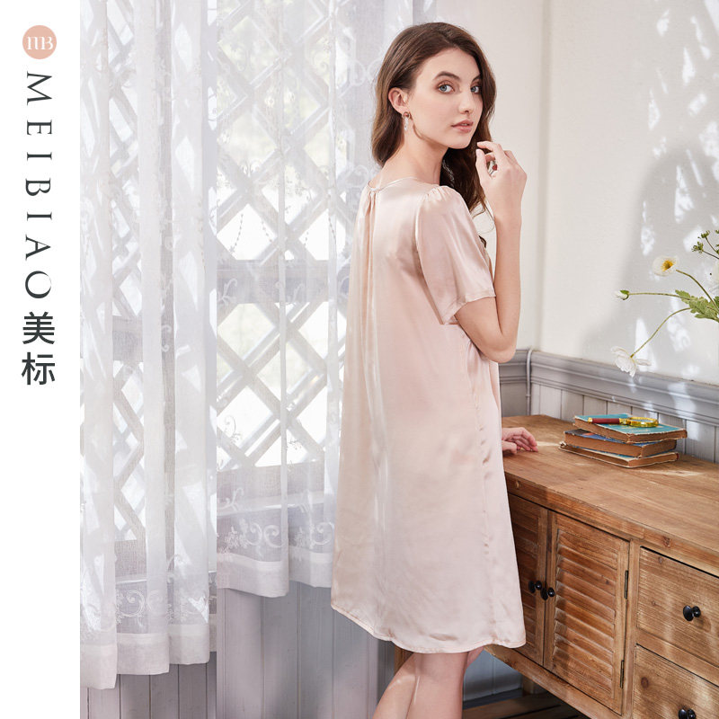 美标2020新款短袖女春性感睡裙 美标服饰宝航专卖睡裙