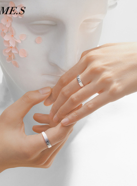 小狗爱骨头S925纯银对戒