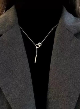 。珍珠项链轻奢小众设计赫本风冬天配打底衫的卫衣毛衣链高级感大