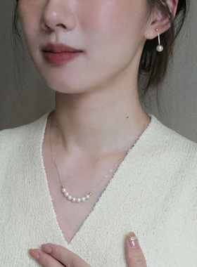 源1000+！现159！微笑淡水珍珠项链 精致又贵气是我的宝藏出圈款