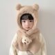 Jintuyu warm children's hat and scarf integrated mask