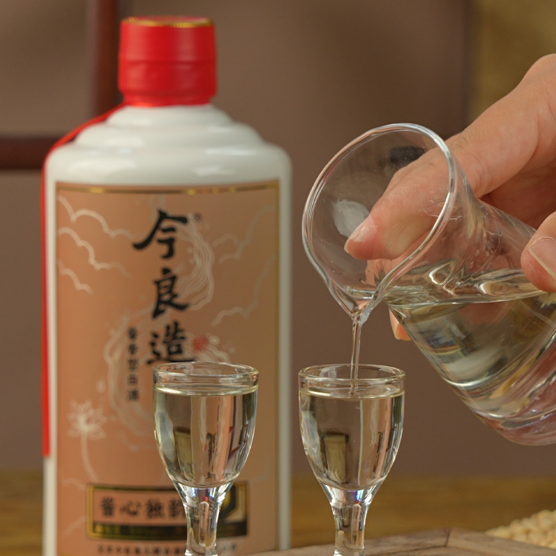 酱心独韵9【光瓶装】【口粮升级】53度大曲坤沙酒纯粮酱香型白酒 心独实拍商品图